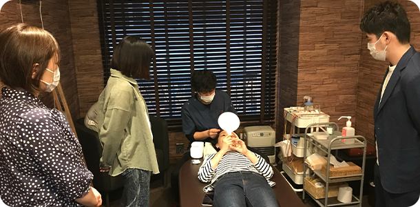 同業の鍼灸師さんや美容鍼サロンの方も絶賛の技術